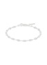 Main View - Click To Enlarge - HATTON LABS - Silver Toned Metal Mariner Chain Bracelet