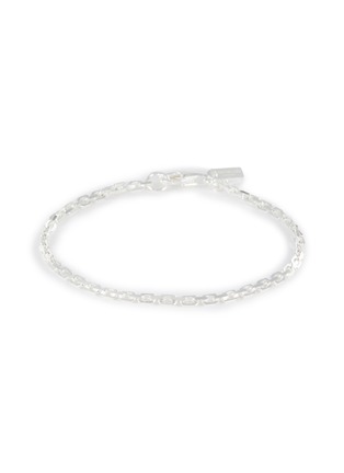 Main View - Click To Enlarge - HATTON LABS - Silver Toned Metal Mini Anchor Chain Bracelet