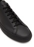 Detail View - Click To Enlarge - COMMON PROJECTS - ‘Retro Achilles’ Low Top Lace Up Leather Sneakers