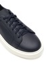 Detail View - Click To Enlarge - HENDERSON - ‘Chronos’ Pebble Leather Low Top Lace Up Tennis Sneakers