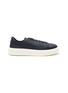 HENDERSON - ‘Chronos’ Pebble Leather Low Top Lace Up Tennis Sneakers