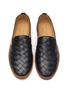 Detail View - Click To Enlarge - HENDERSON - ‘Antiparos’ Woven Leather Slip-On Sneakers