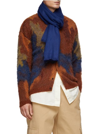 Figure View - Click To Enlarge - JOVENS - FRINGED CASHMERE SHAWL