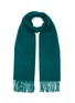 JOVENS - FRINGED WATERWEAVE CASHMERE SCARF