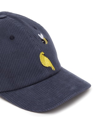 Detail View - Click To Enlarge - THOM BROWNE  - Birds and Bees Embroidery 6 Panel Baseball Cap