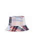 THOM BROWNE - Mixed Check Pattern Cotton Bucket Hat