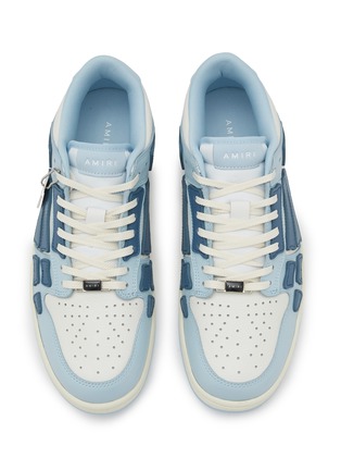 Detail View - Click To Enlarge - AMIRI - ‘Skel’ Low Top Lace Up Leather Sneakers