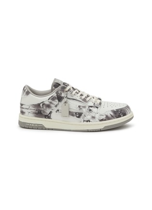 Main View - Click To Enlarge - AMIRI - ‘Skel’ Low Top Lace Up Leather Sneakers