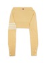Detail View - Click To Enlarge - THOM BROWNE  - 4 Bar Stripe Merino Wool Sweater Bag