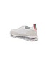 THOM BROWNE - Clear Sole Perforated Leather Sneakers