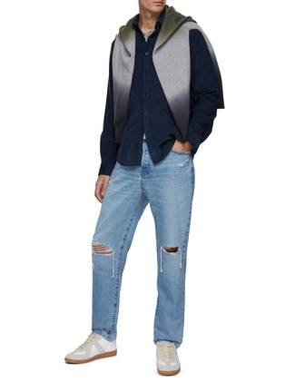 Figure View - Click To Enlarge - FRAME - Relaxed Straight Leg Jeans