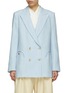 Main View - Click To Enlarge - BLAZÉ MILANO - ‘Midday Sun Everynight’ Double Breasted Peak Lapel Linen Blazer