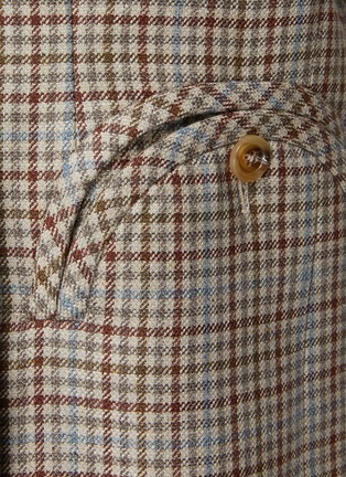  - BLAZÉ MILANO - Spencer Peak Lapel Double Breasted Crop Blazer