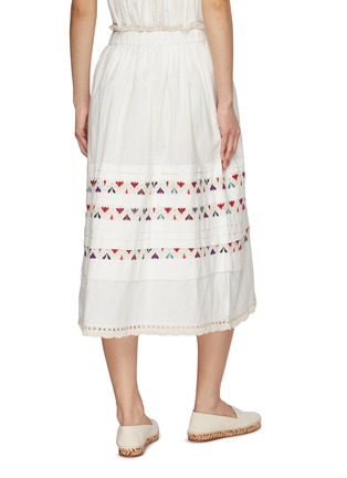 Back View - Click To Enlarge - SEA NEW YORK - ‘Alicia’ Embroidered Midi Skirt