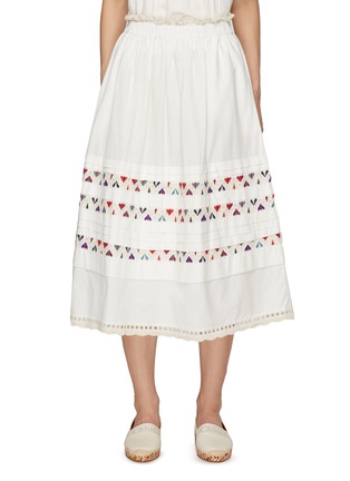 Main View - Click To Enlarge - SEA NEW YORK - ‘Alicia’ Embroidered Midi Skirt