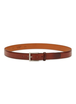 Main View - Click To Enlarge - MAGNANNI - ‘Arcade’ Medium Leather Belt