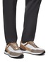Figure View - Click To Enlarge - MAGNANNI - ‘Grafton’ Suede Panel Leather Sneakers