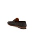 MAGNANNI - ‘Hendidos’ Crocodile Embossed Strap Suede Penny Loafers
