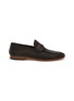 MAGNANNI - ‘Hendidos’ Crocodile Embossed Strap Suede Penny Loafers