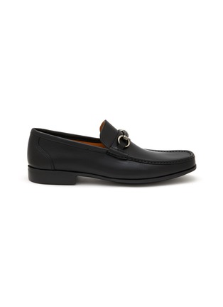 Main View - Click To Enlarge - MAGNANNI - ‘Russ’ Leather Horsebit Loafers