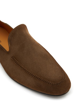 Detail View - Click To Enlarge - MAGNANNI - Suede Unlined Step In Loafers