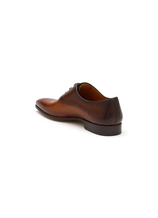  - MAGNANNI - ‘Canalete’ Burnished Leather Plain Toe Oxford Shoes