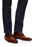 MAGNANNI - ‘Canalete’ Burnished Leather Plain Toe Oxford Shoes