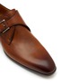 Detail View - Click To Enlarge - MAGNANNI - ‘Austin’ Monk Strap Burnished Leather Oxford Shoes