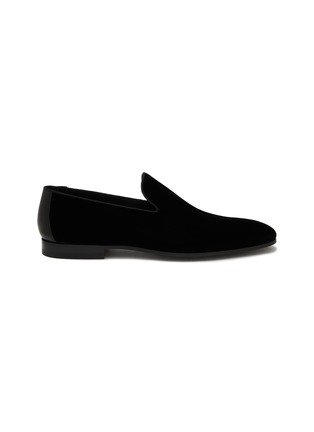 Main View - Click To Enlarge - MAGNANNI - ‘Canalete’ Velvet Slip On Shoes