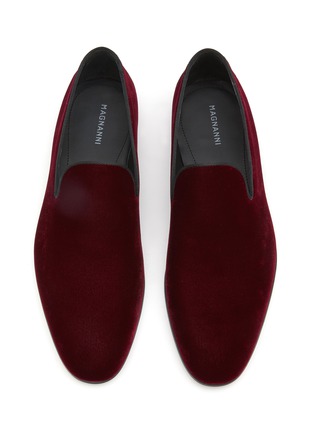 Detail View - Click To Enlarge - MAGNANNI - ‘Altea’ Apron Toe Suede Loafers