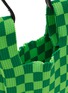 Detail View - Click To Enlarge - LASTFRAME - Mini 'Ichimatsu' Chequered Knit Tote Bag