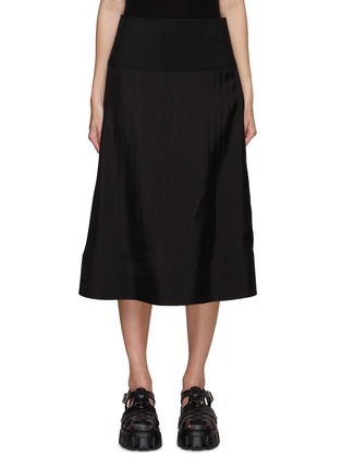 Main View - Click To Enlarge - JIL SANDER - Raw Hem Midi Skirt