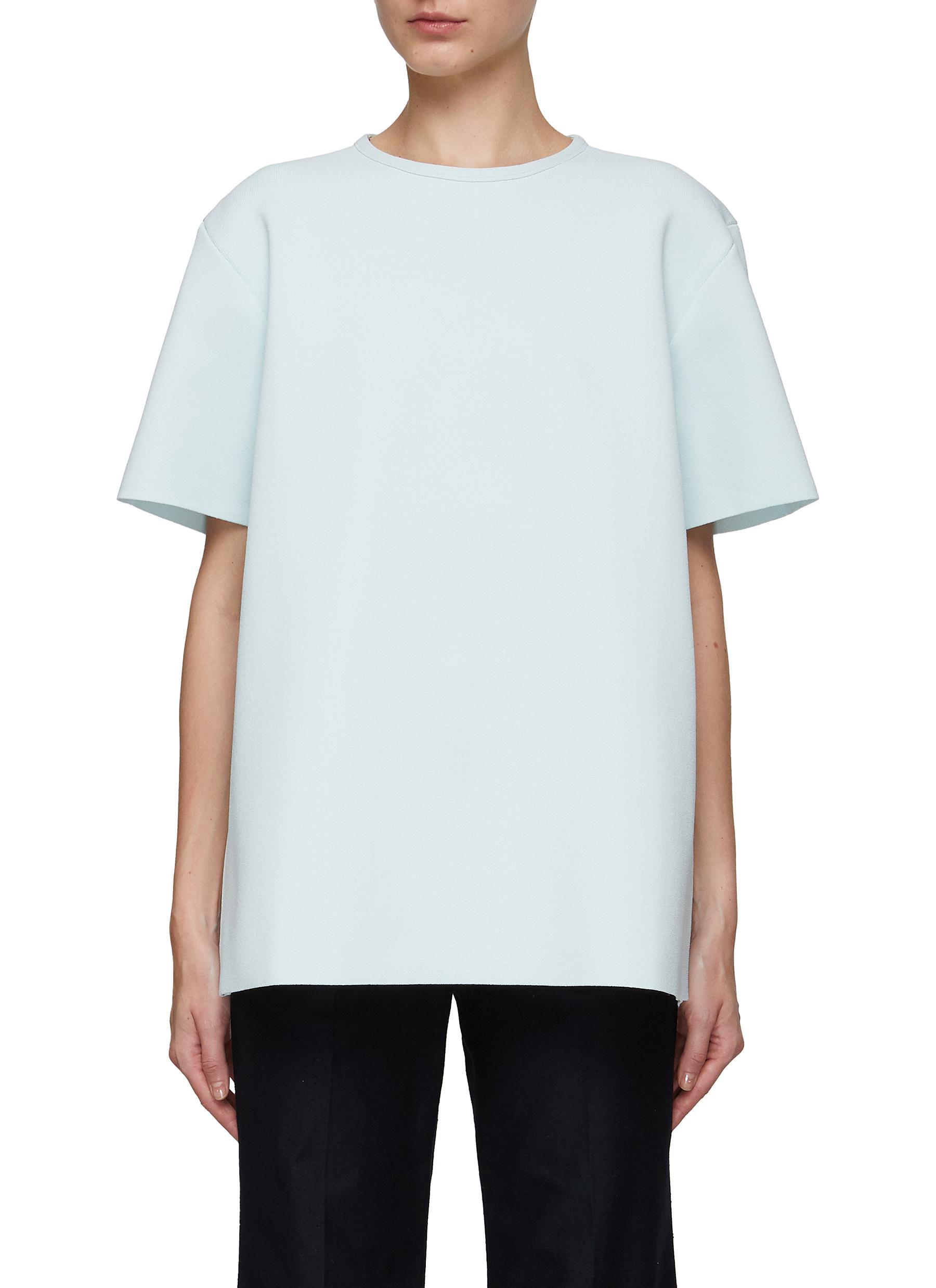 JIL SANDER OVERSIZED KNIT T-SHIRT