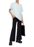 Figure View - Click To Enlarge - JIL SANDER - Oversized Knit T-Shirt