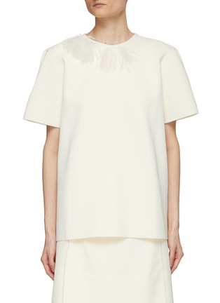 Main View - Click To Enlarge - JIL SANDER - Oversized Knit T-Shirt