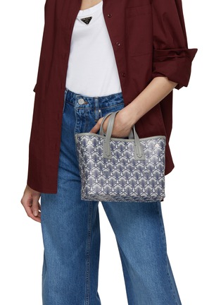 Front View - Click To Enlarge - LIBERTY LONDON - ‘Iphis Mini Marlborough’ Printed Canvas Tote Bag