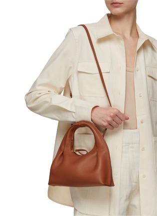Figure View - Click To Enlarge - BONASTRE - Small 'Phantom' Leather Crossbody Bag