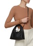 Figure View - Click To Enlarge - BONASTRE - Small 'Phantom' Leather Crossbody Bag