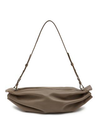 Bonastre Ring Leather Messenger Bag in Brown for Men