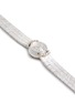 Detail View - Click To Enlarge - LANE CRAWFORD VINTAGE WATCHES - Omega Platinum Case Circular Dial Diamond Lady Wrist Watch