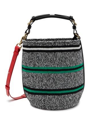 Main View - Click To Enlarge - COLVILLE - Stripe Cylinder Midi Bag