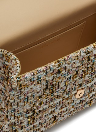 Detail View - Click To Enlarge - SELF-PORTRAIT - MINI ‘BOW ENVELOPE’ BOUCLÉ CROSSBODY BAG