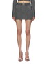 Main View - Click To Enlarge - ALESSANDRA RICH - Hot Fix Stone Embellished Lurex Knit Mini Skirt