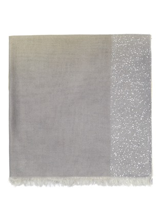 Detail View - Click To Enlarge - FALIERO SARTI - ‘Dania’ Sequined Ombré Virgin Wool Blend Scarf