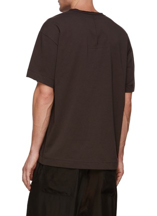 Back View - Click To Enlarge - ZIGGY CHEN - Contrast Patchwork T-Shirt