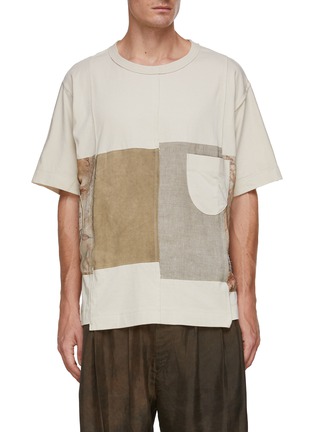 Main View - Click To Enlarge - ZIGGY CHEN - Deconstructed Panels Oversized T-Shirt