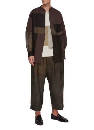Figure View - Click To Enlarge - ZIGGY CHEN - Deconstructed Panels Oversized T-Shirt