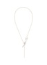 Main View - Click To Enlarge - JUSTINE CLENQUET - 24k Gold Palladium Plated Safety Pin Lariat Necklace