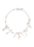 Main View - Click To Enlarge - JUSTINE CLENQUET - Palladium Plated Faux Pearl Safety Pin Choker
