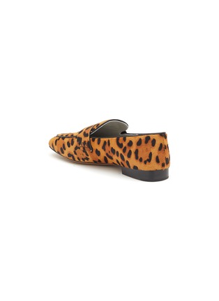  - EQUIL - ‘London’ Leopard Print Leather Penny Loafers